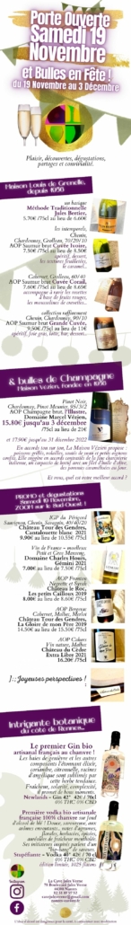 Porte ouverte et promotions